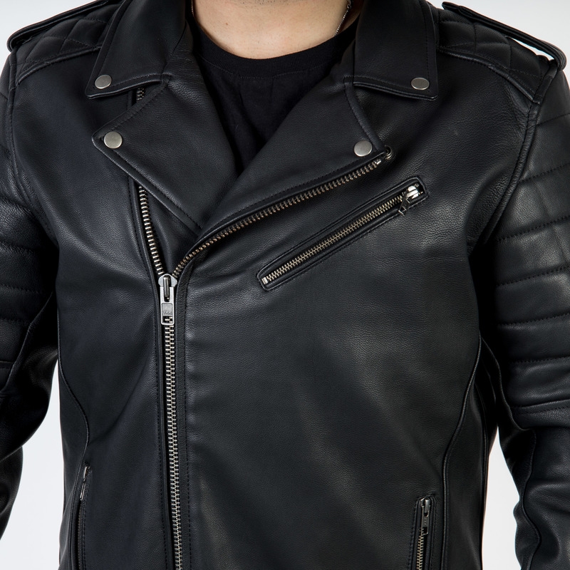 Ozone Ramones Modern motoros kabát fekete kiárusítás
