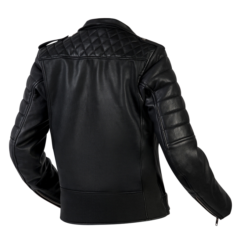 Női kabát motorkerékpárhoz Ózon Ramones Modern fekete kiárusítás