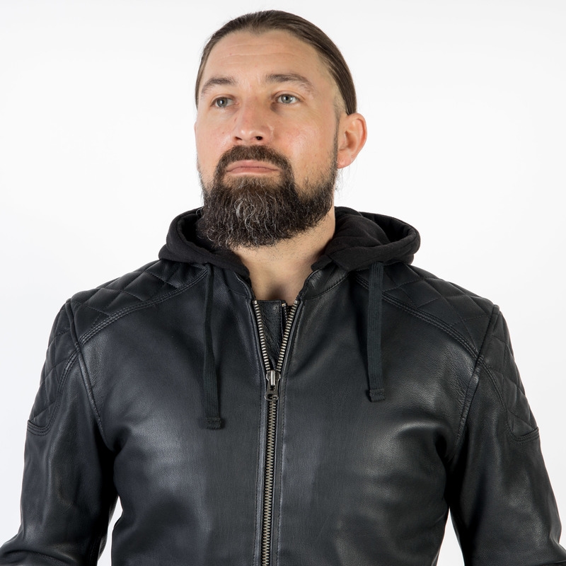Ozone Striker motoros kabát fekete kiárusítás