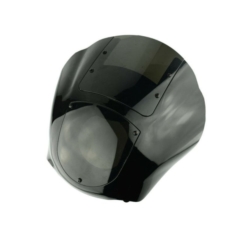 Semifairing CUSTOMACCES JAX dark smoke részére HARLEY DAVIDSON FXDBI 1450 Dyna Street Bob 2007, HARLEY DAVIDSON FXDB 1584 Dyna Street Bob 2007-2017