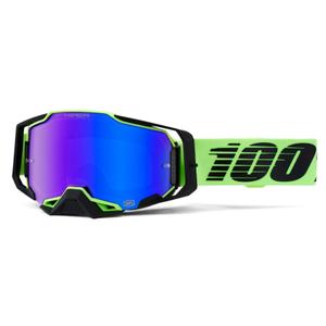 100% ARMEGA Uruma Hiper motocross szemüveg kék plexi