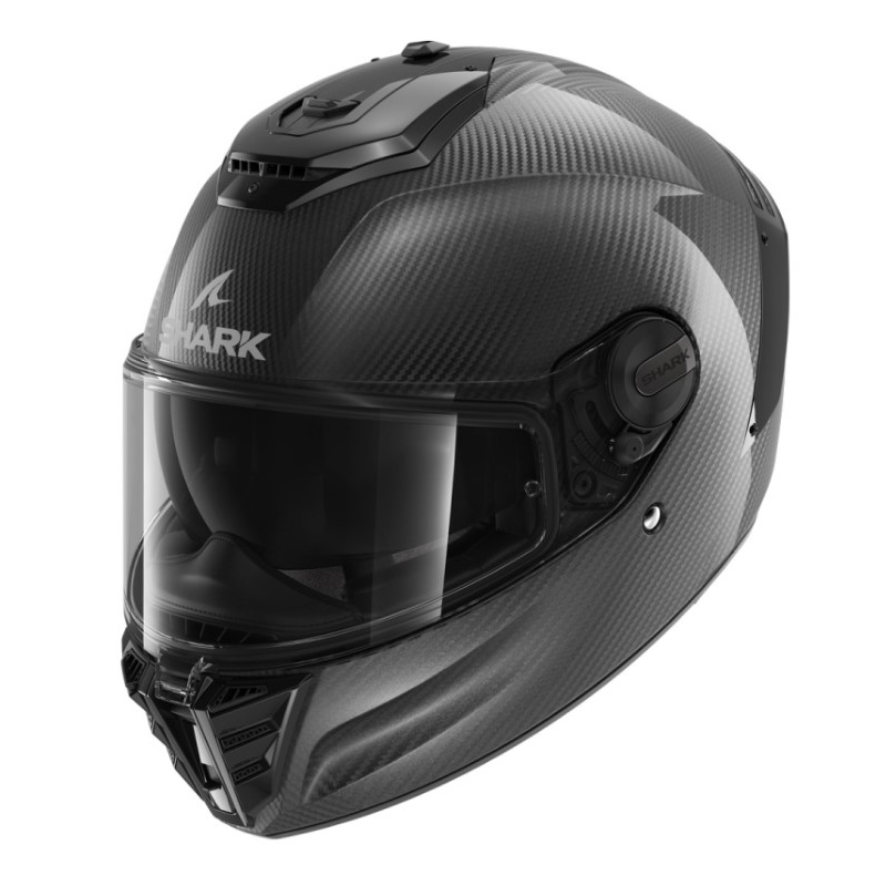 Integrált motorkerékpár sisak SHARK SPARTAN RS Carbon Skin fekete