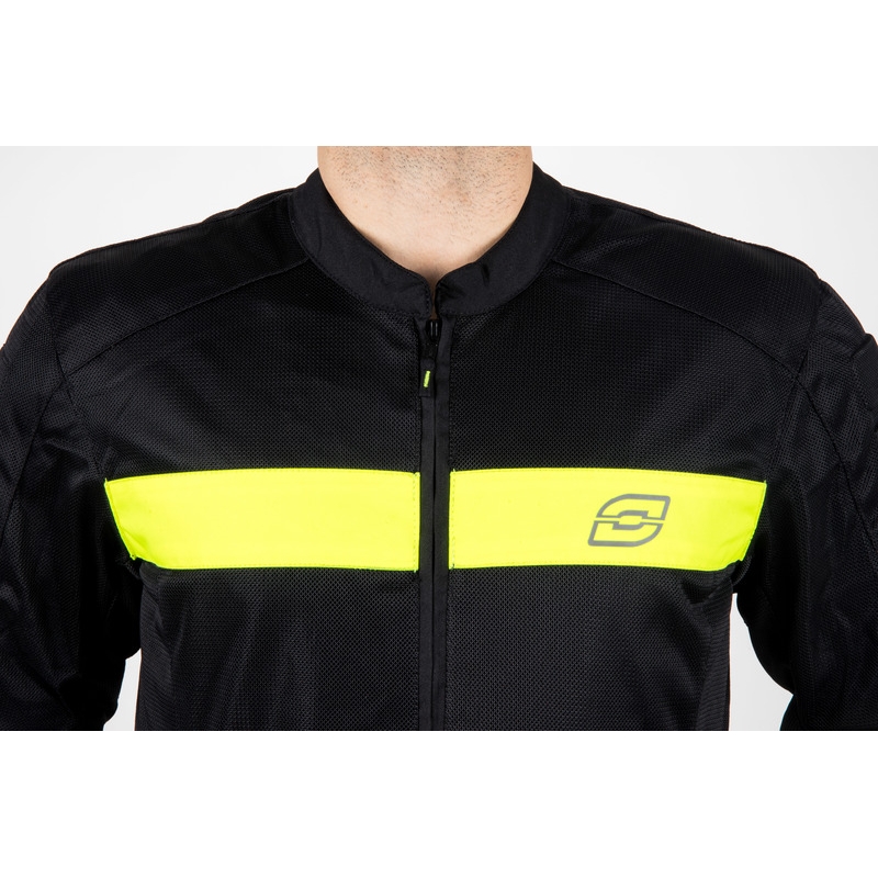 Ozone Dart motoros kabát fekete-fluo sárga