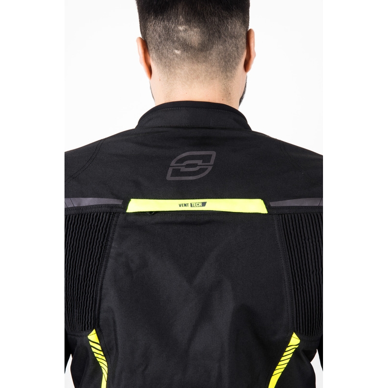 Ozone Delta IV motoros kabát fekete-fluo sárga