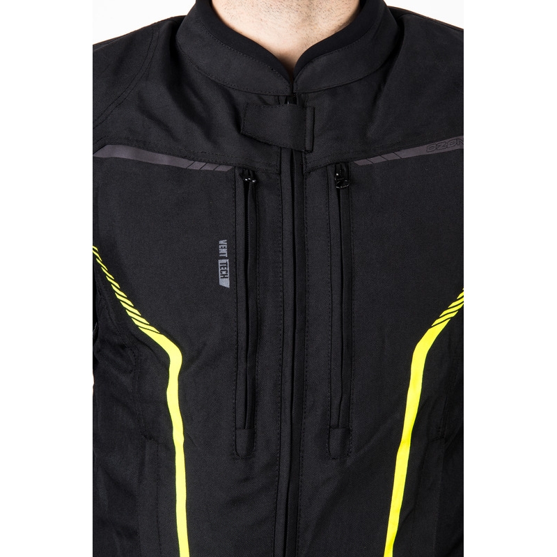 Ozone Delta IV motoros kabát fekete-fluo sárga