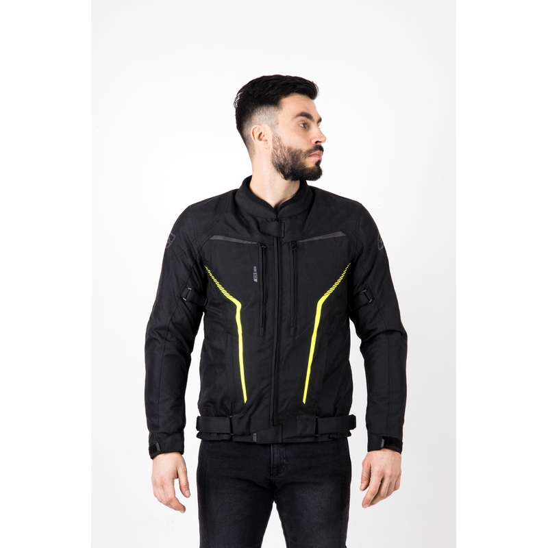 Ozone Delta IV motoros kabát fekete-fluo sárga