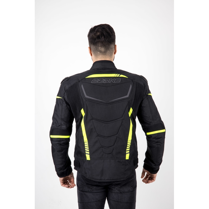 Ozone Pulse motoros kabát fekete-fluo sárga