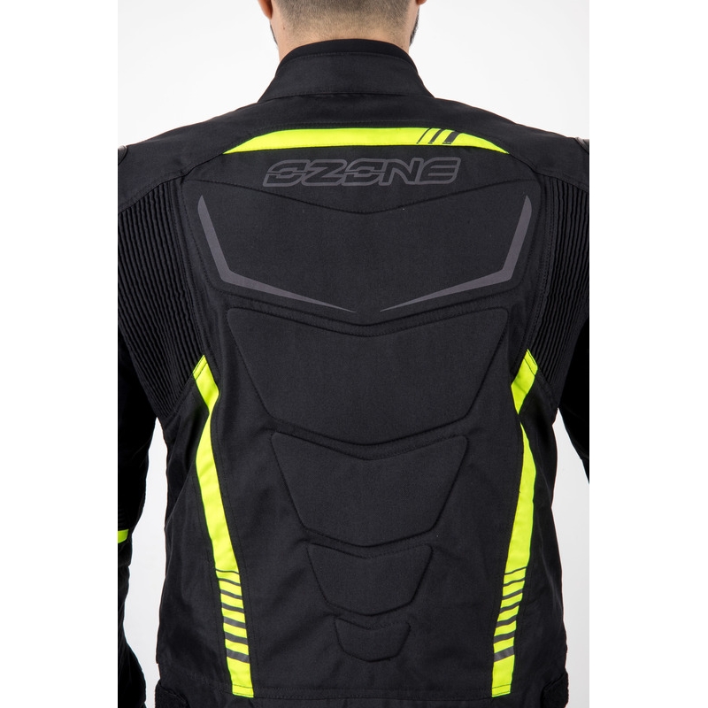 Ozone Pulse motoros kabát fekete-fluo sárga