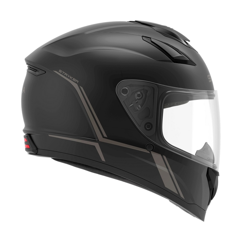 SENA Stryker Mesh headset-ettel zárt bukósisak matt fekete