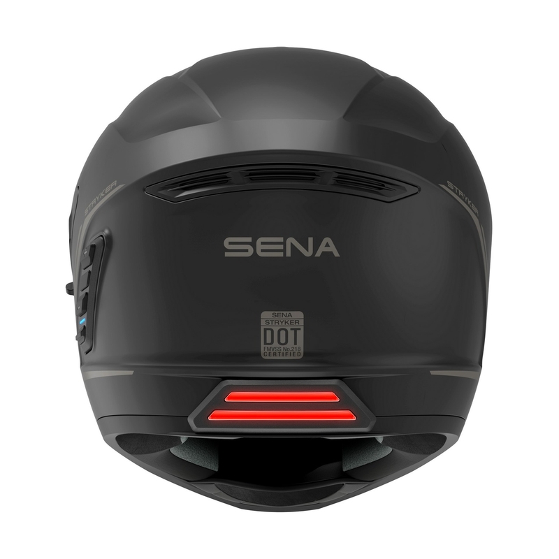 SENA Stryker Mesh headset-ettel zárt bukósisak matt fekete