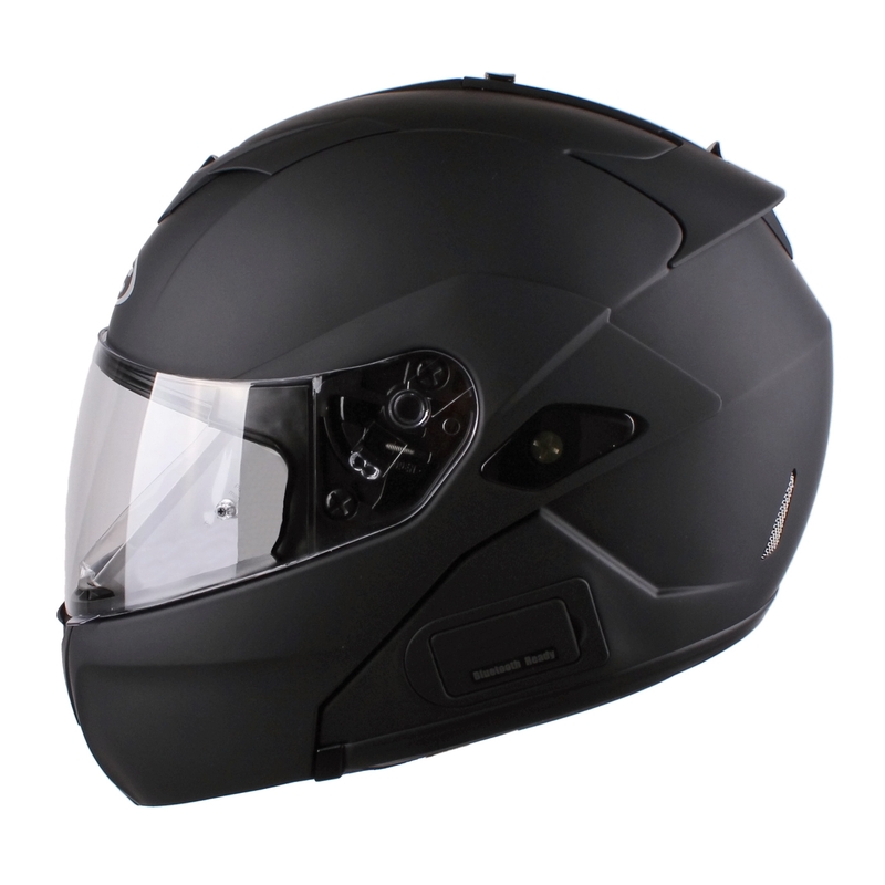 Billenő motoros sisak HJC SY-MAX 3 Rubbertone fekete matt eladó kiárusítás