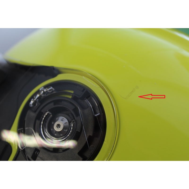 Billenő sisak motorkerékpár RSA TR-01 sárga eladó kiárusítás