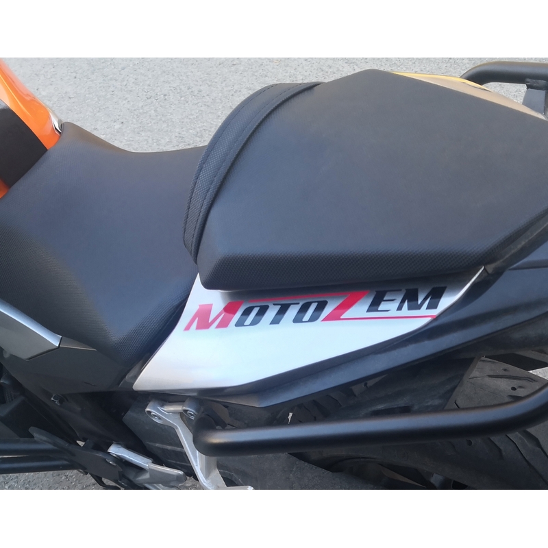 Nálepka logo MotoZem černá