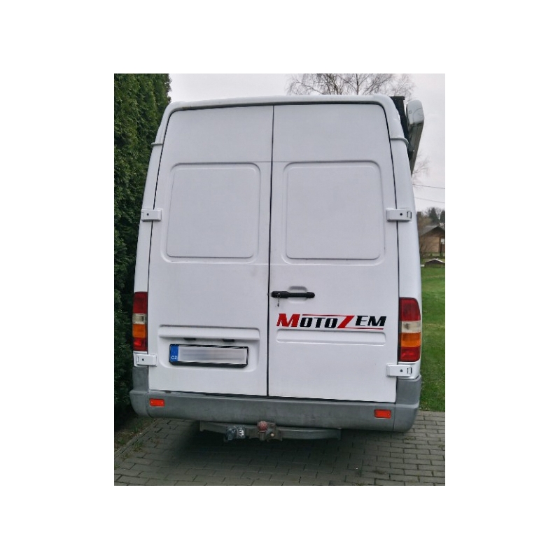 Nálepka logo MotoZem černá