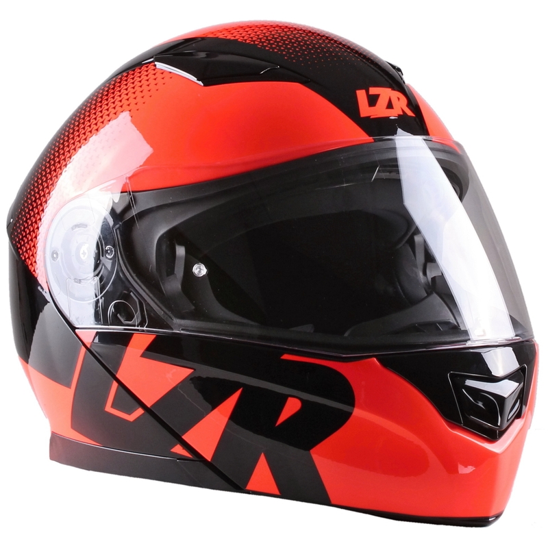 Lazer MH2 V'sible fluo motorkerékpár flip sisak piros eladó kiárusítás