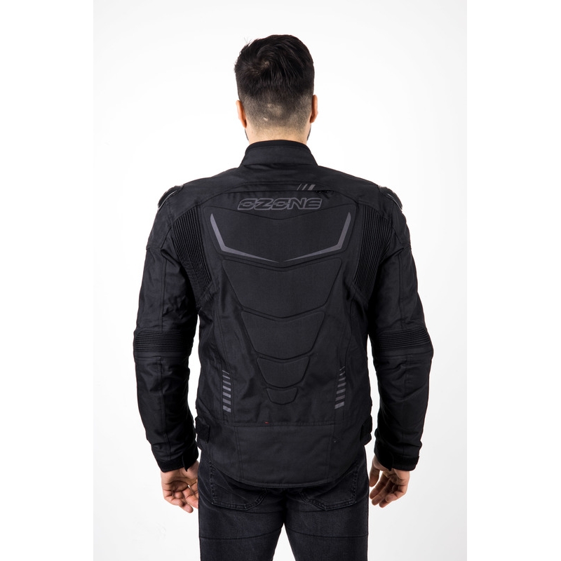 Ozone Pulse motoros kabát fekete-szürke