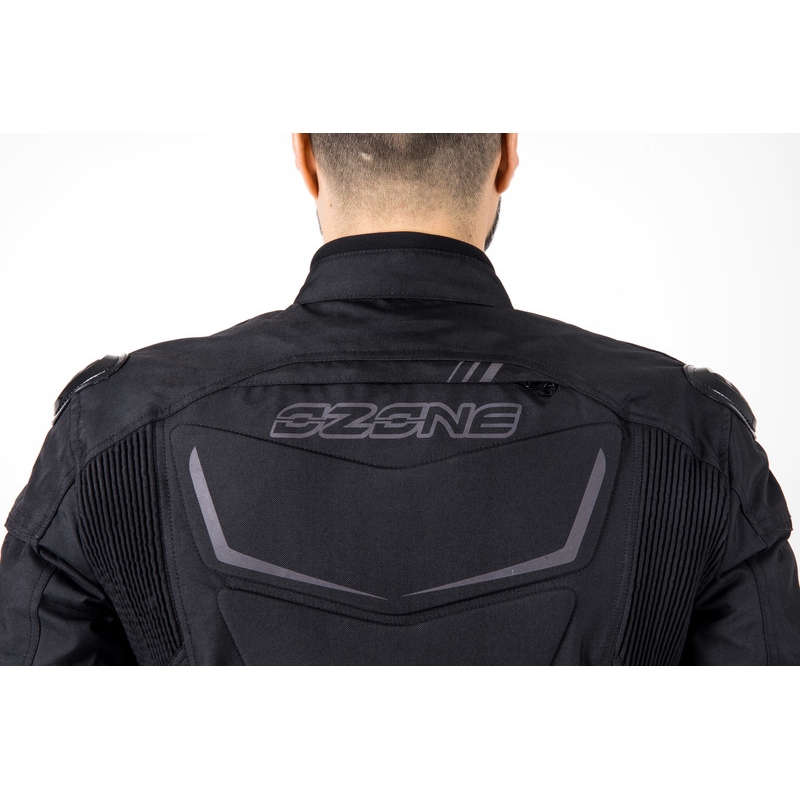 Ozone Pulse motoros kabát fekete-szürke