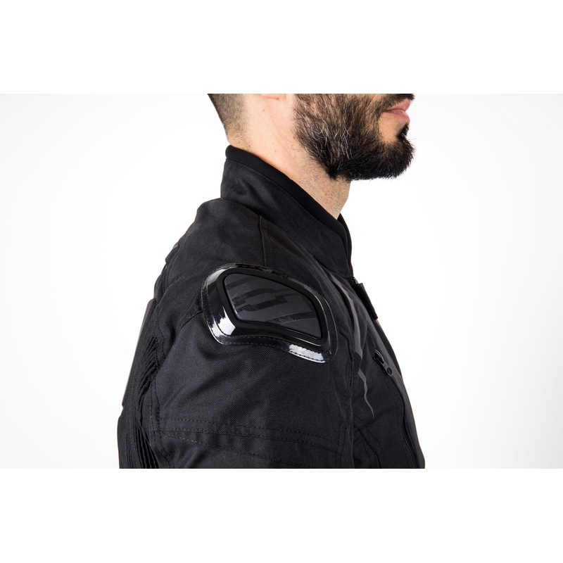 Ozone Pulse motoros kabát fekete-szürke