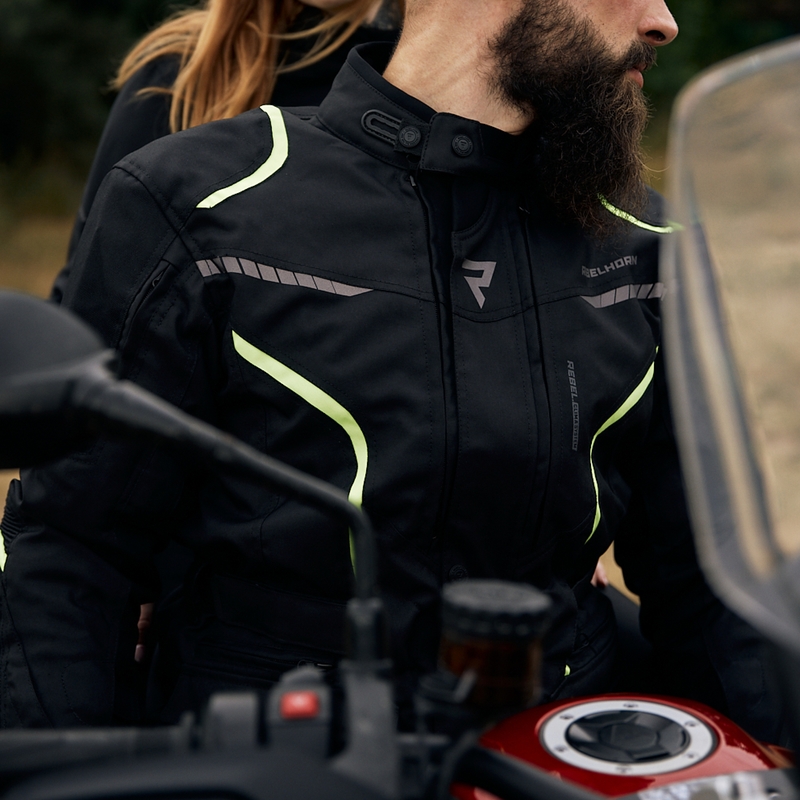 Rebelhorn Hiker III motoros dzseki fekete-neon sárga