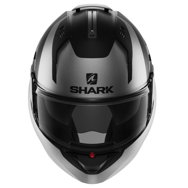 SHARK EVO-ES Kedje hátrahajtható állú bukósisak antracit-fekete matt