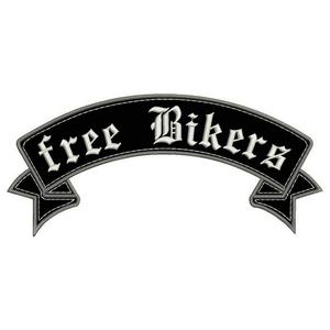 Patch Free Biker szalagos felső