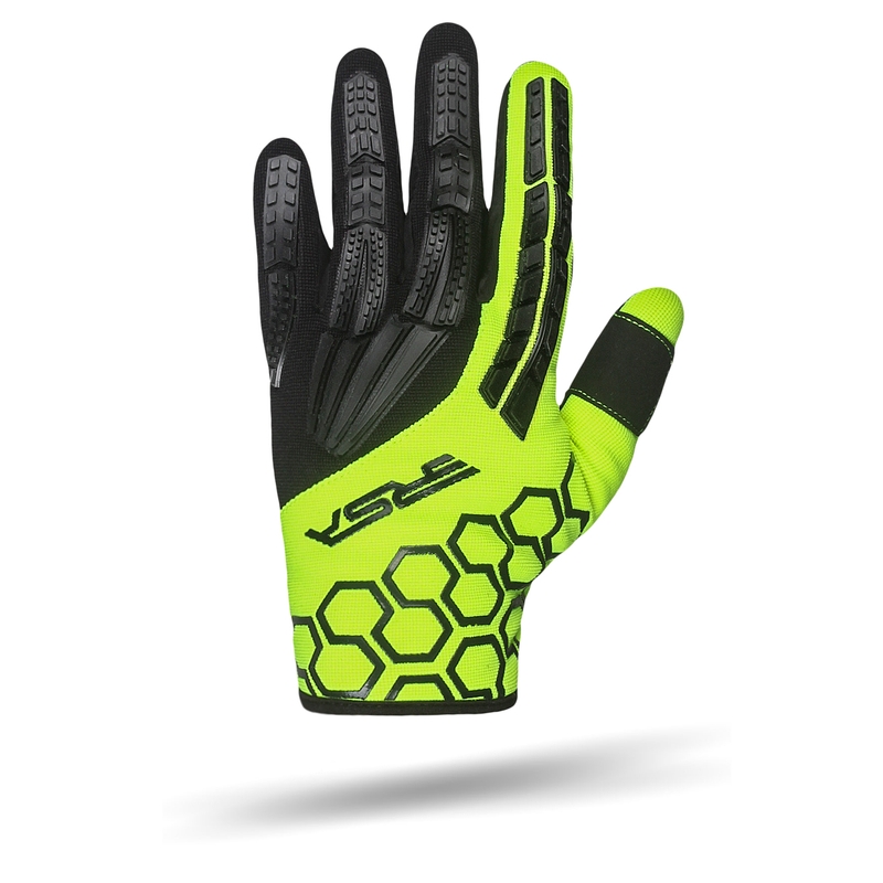 RSA MX EVO gyerek motoros kesztyű fekete-fluo sárga
