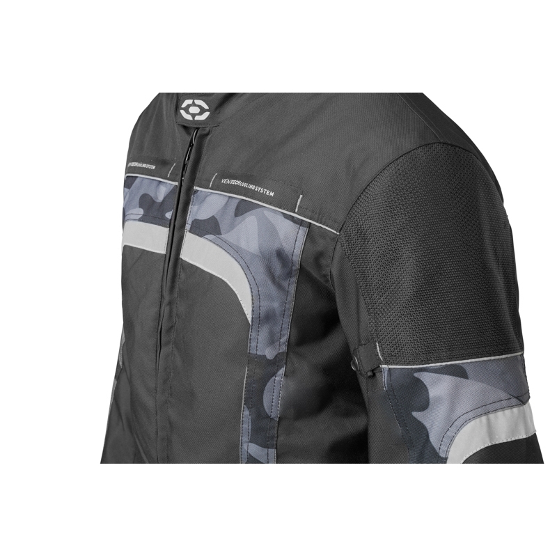 4SQUARE Titan motoros dzseki fekete-szürke camo kiárusítás