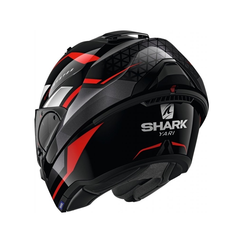 Állból nyíló sisak SHARK EVO-ES Yari fekete-fehér-piros