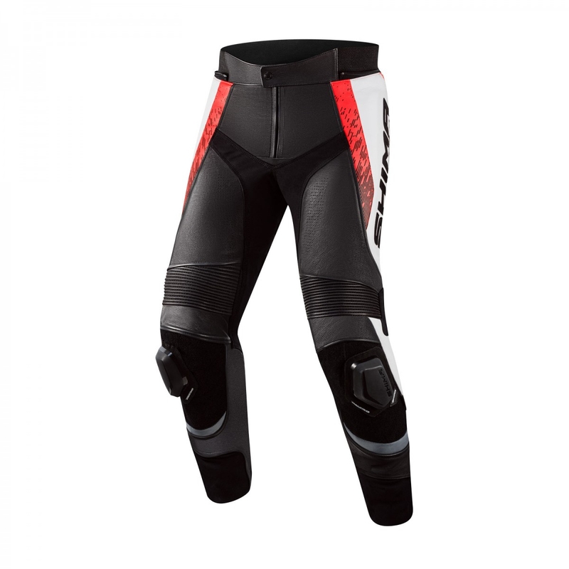 Shima STR 2.0 motoros nadrág fekete-fehér-fluo piros