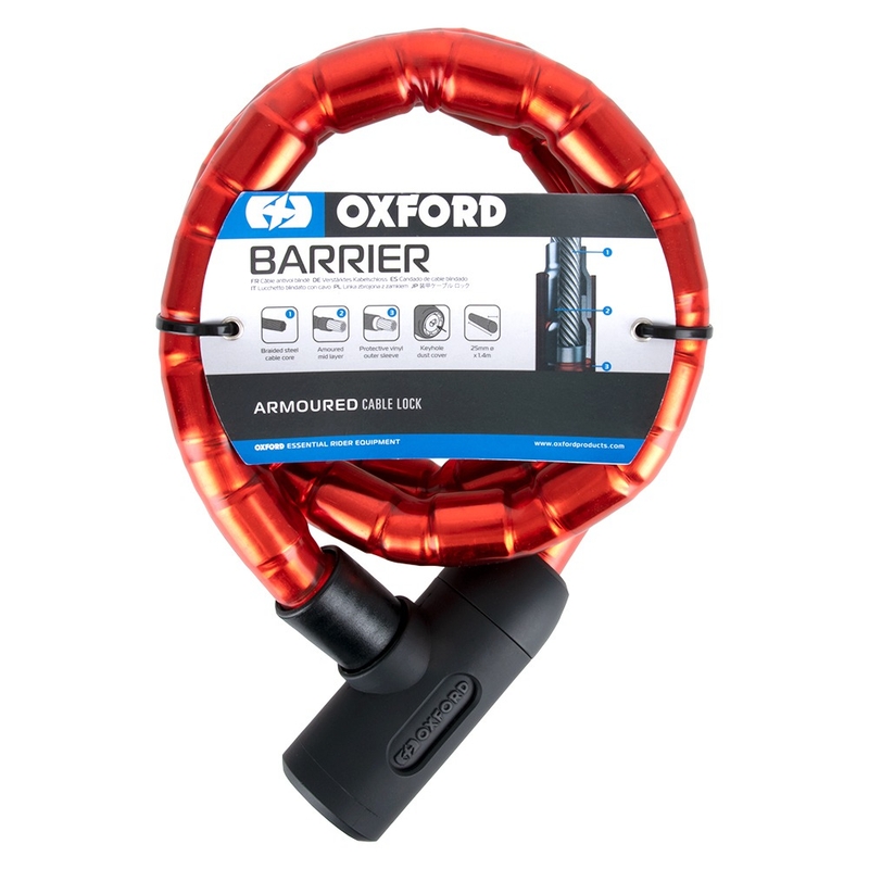 Oxford Barrier 1,4 m lakat piros