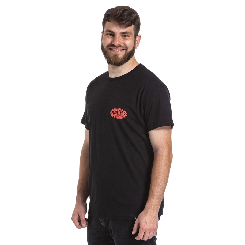 Meatfly Ride Till Death póló narancssárga-fekete kiárusítás