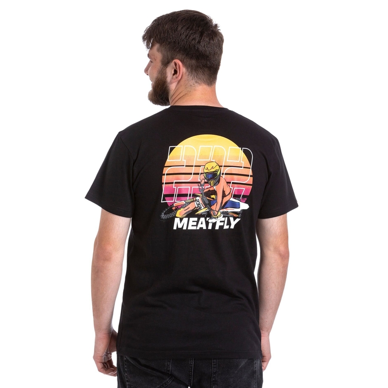 Meatfly Marmi póló fekete kiárusítás