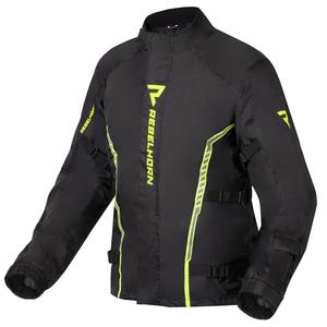 Motoros esőkabát Rebelhorn Patrol fekete-fluo sárga