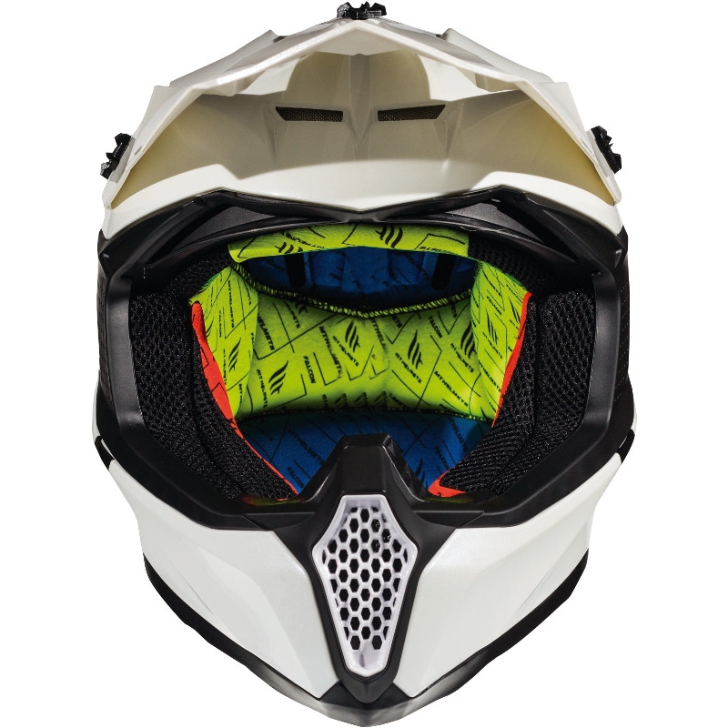 Motocross sisak MT Falcon Solid fehér