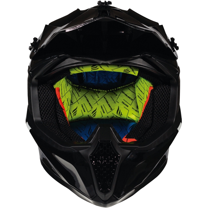 Motocross sisak MT Falcon Solid fekete