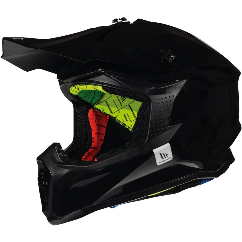 Motocross sisak MT Falcon Solid fekete