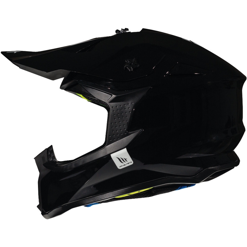 Motocross sisak MT Falcon Solid fekete