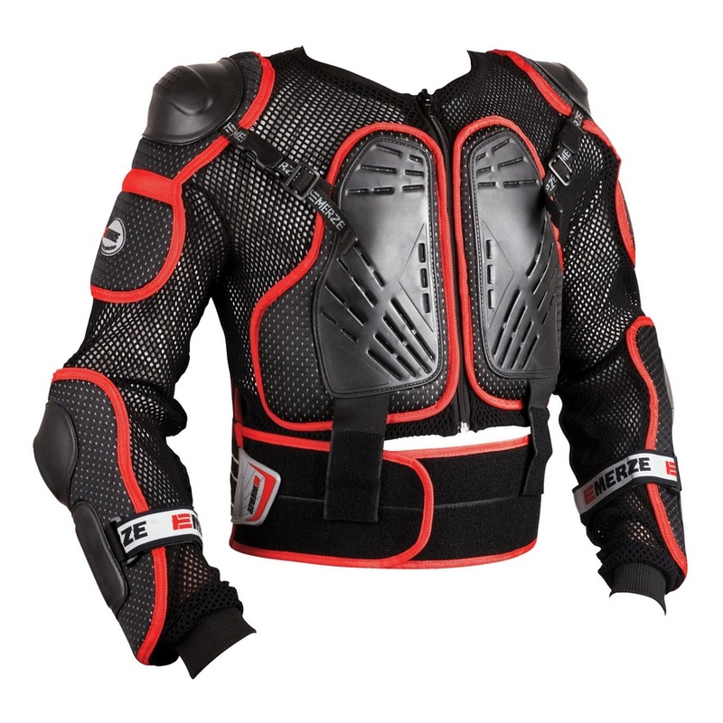 Emerze EM3 protektoring fekete-piros