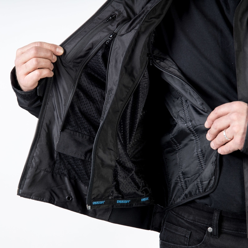 Ozone Flow motoros kabát fekete-szürke-fluo sárga kiárusítás