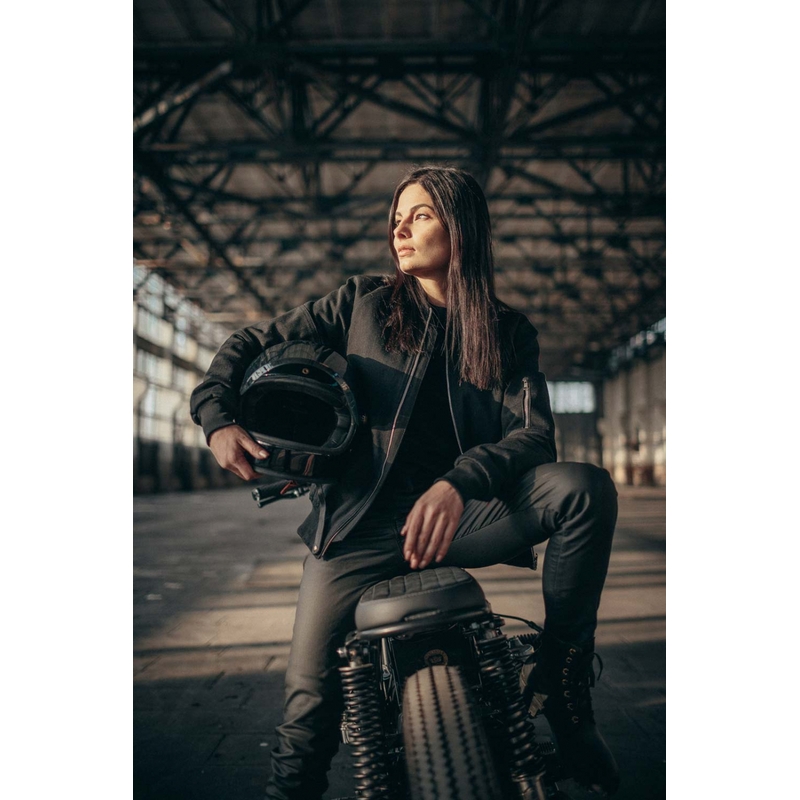 PANDO MOTO Lorica Kev 02 női motoros farmer fekete kiárusítás