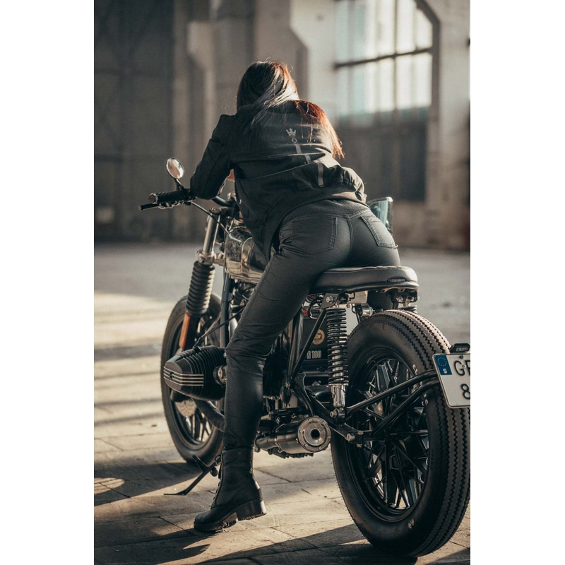 PANDO MOTO Lorica Kev 02 női motoros farmer fekete kiárusítás