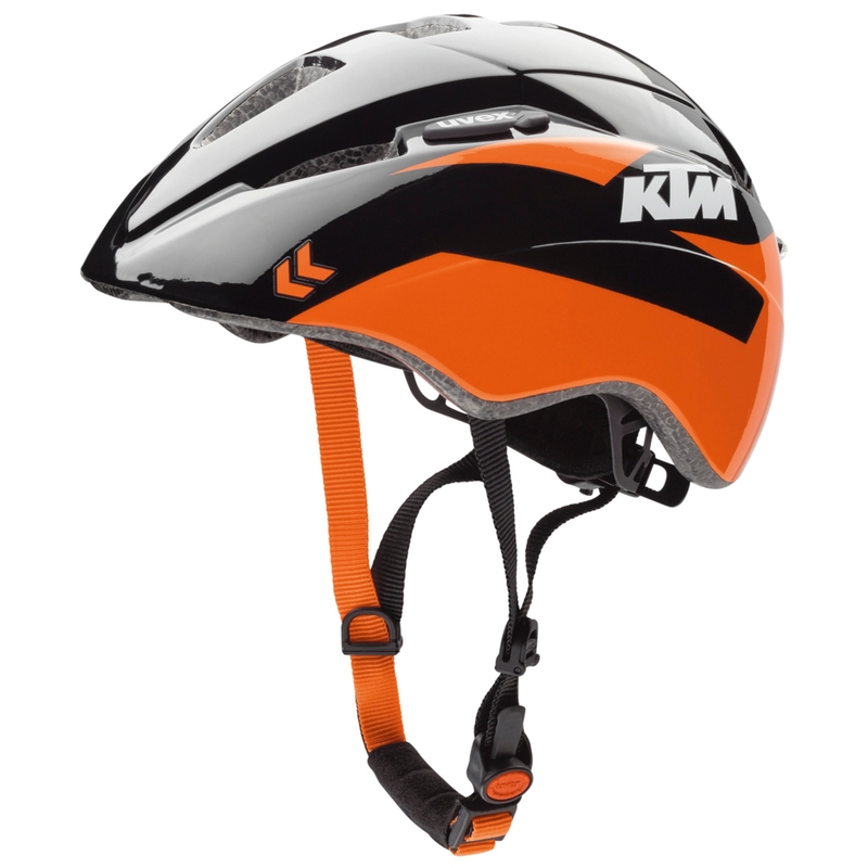 Dětská cyklo přilba KTM černo-oranžová