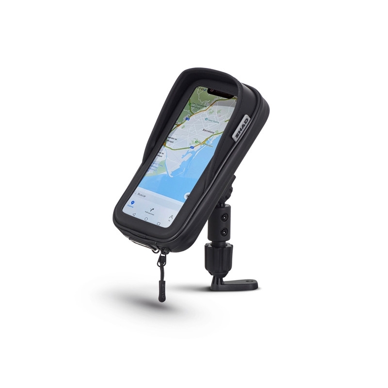 Smartphone holder SHAD phone size up to 180x90mm (6,6") a visszapillantó tükörre