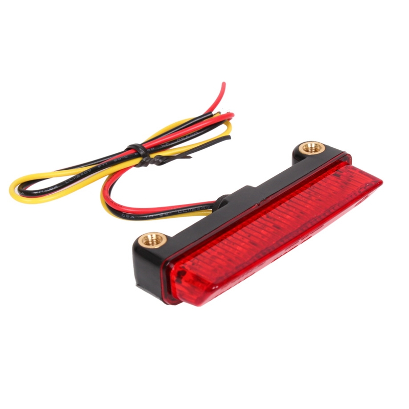 R-TOOL LED hátsó lámpa piros üveggel