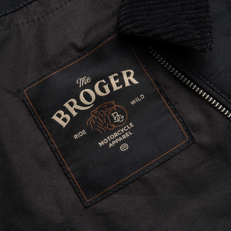 BROGER Montana motoros kabát fekete kiárusítás