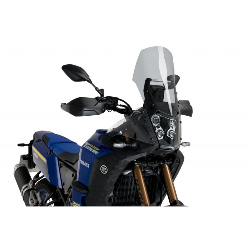 Windscreen PUIG TOURING PLUS smoke részére YAMAHA XTZ 700 Tenere 700 2019-2024