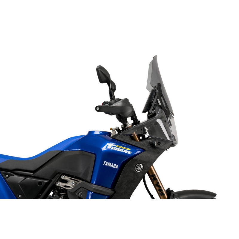 Windscreen PUIG TOURING PLUS smoke részére YAMAHA XTZ 700 Tenere 700 2019-2024