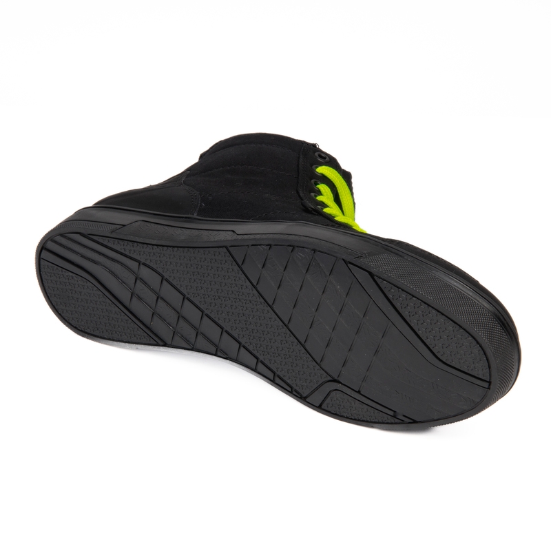 Ozone Town motoros cipő fekete-fluo sárga