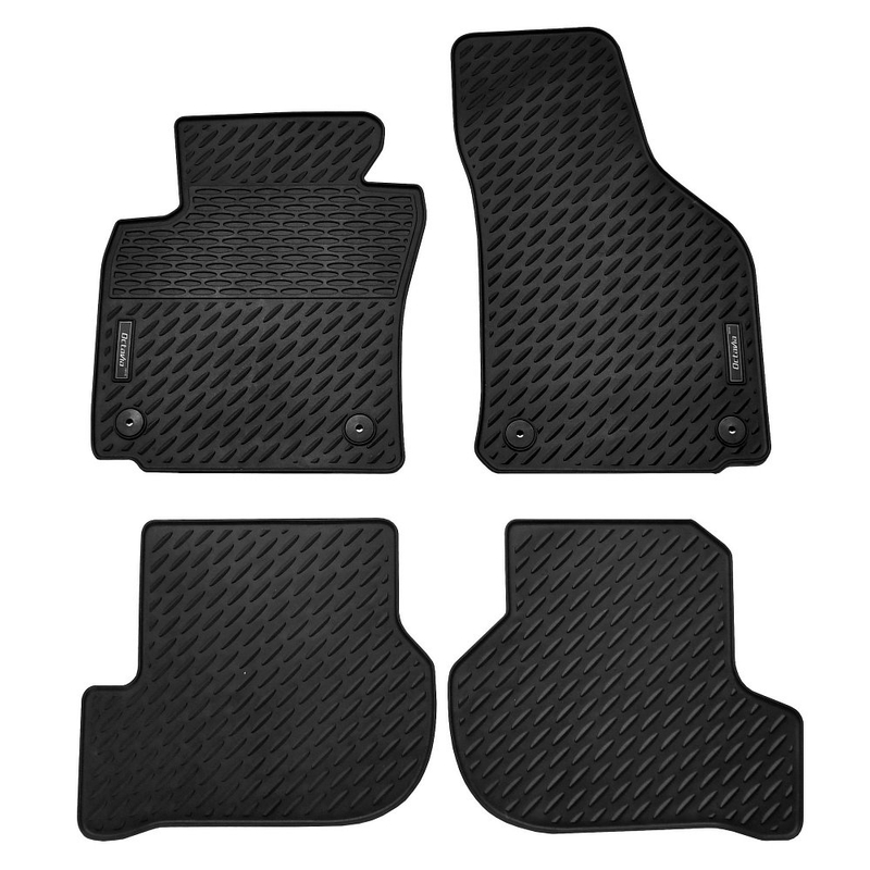 Gumi szőnyegek PERFECT FIT szett 4 db OCTAVIA II rögzítéssel