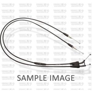 Throttle cables (pair) Venhill K02-4-043-BK featherlight fekete